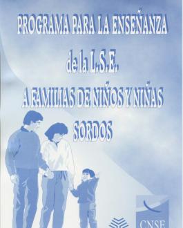 Portada Programa enseñanza LSE a familias con niños y niñas sordos