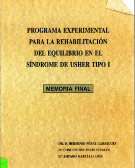 Portada Programa experimental para la hehabilitación del equilibrio en el síndrome de Usher tipo 1