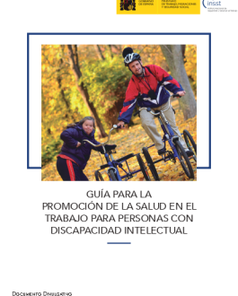 Cubierta Guía para la promoción de la salud en el trabajo para personas con discapacidad intelectual