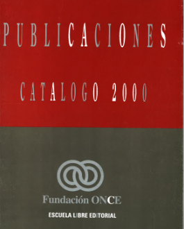 Portada Catálogo de publicaciones Fundación ONCE (2000)