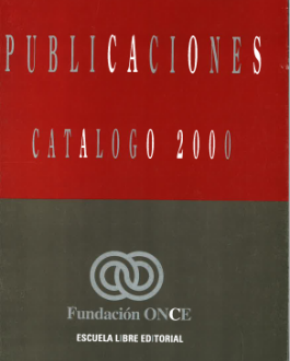 Portada Catálogo de publicaciones Fundación ONCE (2000)