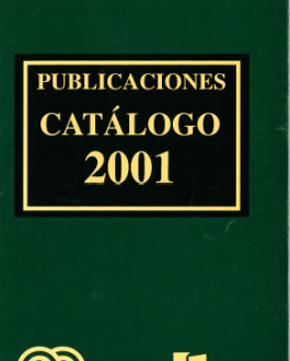 Portada Catálogo de publicaciones Fundación ONCE (2001)
