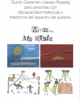 Portada del Libro Quinto certamen literario Rosetta para personas con discapacidad intelectual o trastornos del espectro del autismo