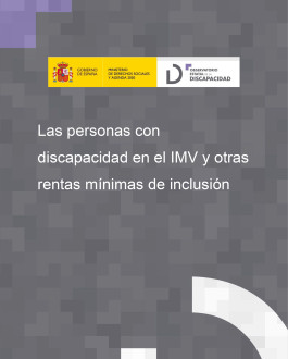 Portada Las personas con discapacidad en el IMV y otras rentas mínimas de inclusión