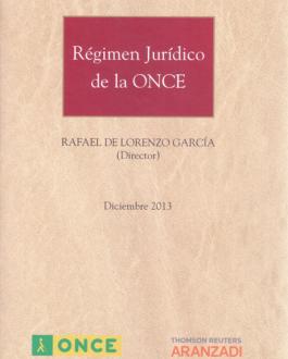 Portada del libro régimen jurídico de la ONCE