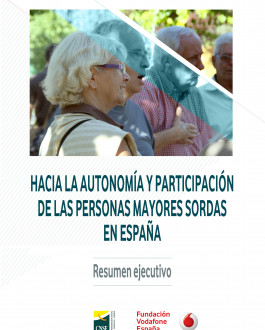 Portada Hacía la autonomía y participación de las personas mayores sordas en España