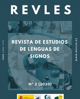 Portada Revista de Estudios de Lenguas de Signos REVLES (Núm. 2)