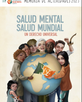 Cubierta Memoria de actividades Confederación Salud Mental España (2023)
