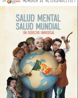 Cubierta Memoria de actividades Confederación Salud Mental España (2023)