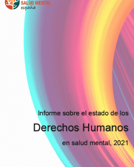 Cubierta Informe sobre el estado de los Derechos Humanos en Salud Mental (2021)