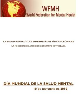 Portada del Libro La Salud Mental y las enfermedades físicas crónicas. La necesidad de atención constante e integrada día