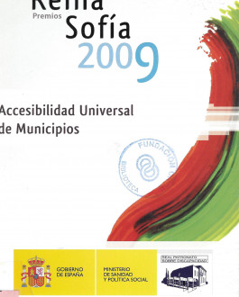 Portada CD Premios Reina Sofia 2009 de accesibilidad universal de municipios 