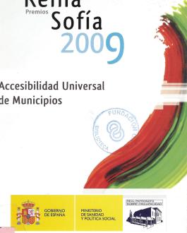 Portada CD Premios Reina Sofia 2009 de accesibilidad universal de municipios