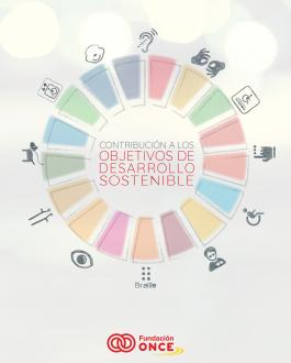 Portada Contribución de la Fundación ONCE a los Objetivos de Desarrollo Sostenible (ODS)