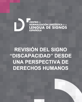 Cubierta Revisión del signo “discapacidad” desde una perspectiva de derechos humanos