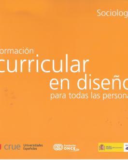Portada Formación curricular en diseño para todas las personas en Sociología