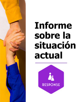 Portada Proyecto RESPONSE. Informe sobre la situación actual (SOTA). Servicios dedicados hacer frente a la violencia de género contra las mujeres con discapacidad