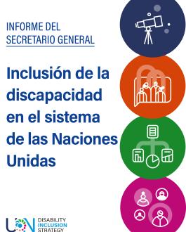 Portada Inclusión de la discapacidad en el sistema de las Naciones Unidas