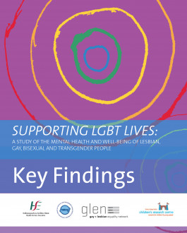 Portada Supporting lgbt lives: a study of the mental health and well-being of lesbian, gay, bisexual and transgender people