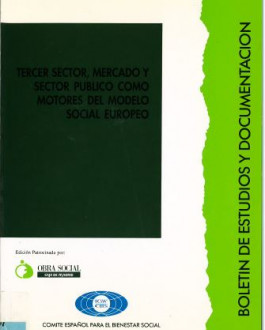 Portada Tercer sector, mercado y sector público como motores de modelo social europeo