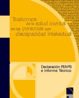 Cubierta Trastornos de la salud mental en las personas con discapacidad intelectual