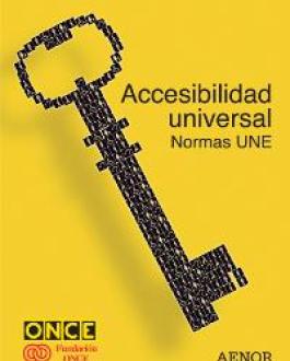 Portada libro accesibilidad universal: Normas Une