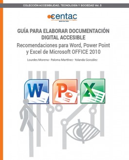 Portada del libro Guía para elaborar documentación digital accesible