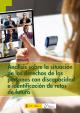 Portada Análisis sobre la situación de los derechos de las personas con discapacidad e identificación de retos de futuro