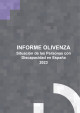 Portada Informe Olivenza 2023 sobre la situación de la discapacidad en España