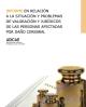 Portada Informe en relación a la situación y problemas de valoración y jurídicos de las personas afectadas por daño cerebral