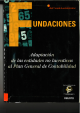 Portada Adaptación de las entidades no lucrativas al plan general de contabilidad
