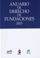 Portada del Anuario de derecho de fundaciones (2013)