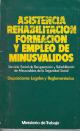 Cubierta Asitencia, rehabilitación, formación y empleo de minusválidos