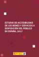 Portada Estudio de accesibilidad de los bienes y servicios a disposición del público en España, 2017