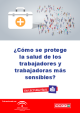 Portada ¿Cómo se protege la salud de los trabajadores y trabajadoras más sensibles?  Lectura Fácil