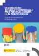 Portada Comunicación accesible y comprensible para personas autistas en el ámbito judicial. Guía de recomendaciones en lenguaje claro