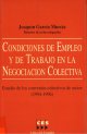Portada Condiciones de empleo y de trabajo en la negociación colectiva