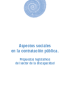 Cubierta Aspectos sociales en la contratación pública. Propuestas legislativas del sector de la discapadad 