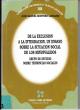 Portada De la exclusión a la integración, un ensayo sobre la situación social de los minusválidos