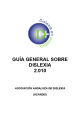 Cubierta Guía general sobre dislexia