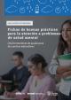 Portada Fichas de buenas prácticas para la atención a problemas de salud mental en Educación Secundaria. Una herramienta de ayuda para los centros educativos