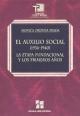 Portada del libro El auxilio social (1936-1940). La etapa fundacional y los primeros años