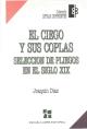 Portada del Libro  El ciego y sus coplas. Selección de pliegos en el siglo XIX