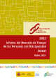 Portada Informe del mercado de trabajo de las personas con discapacidad. Estatal. Datos 2021