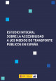 Portada Estudio integral sobre la accesibilidad a los medios de transporte públicos en España