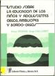 Portada Estudio sobre la educación de los niños y adolescentes ciegos, ambiopes y sordo-ciegos