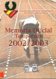 Cubierta ederación española de deportes de minusválidos físicos (FEDMF): Memoria oficial temporada 2002/2003
