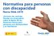 Portada Normativa específica para personas con discapacidad. Renta 2019