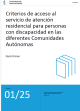 Portada Criterios de acceso al servicio de atención residencial para personas con discapacidad en las diferentes Comunidades Autónomas