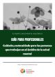 Portada Cuidado y autocuidado para las personas que trabajan en el ámbito de la salud mental